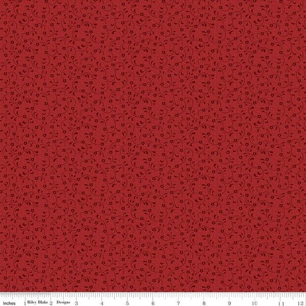 Floret in Wagon Red