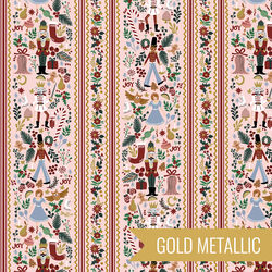 Nutcracker March in Blush Metallic