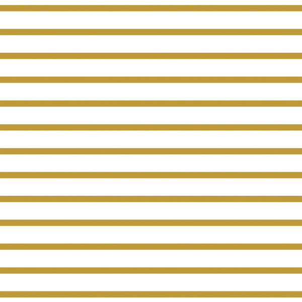 Small Modern Stripe in Warm Gold