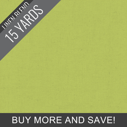Linen Blend Solid in Wild Citrus - 15 Yard Bolt