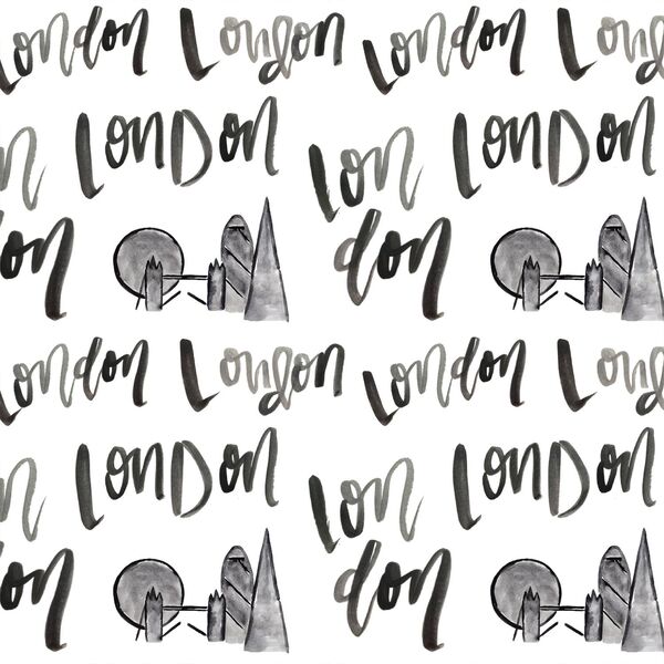 Lettering in Grey