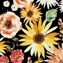 Parade Floral in Midnight