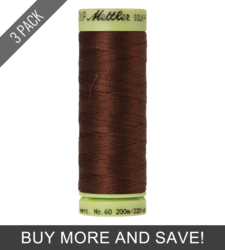 Redwood (9240-0263) - Silk Finish Cotton 60wt - 220 Yards (3 Pack)