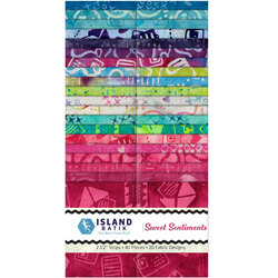 Sweet Sentiments Batiks 2.5" Strip Roll