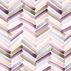 Watercolor Chevron in Autumn Blush