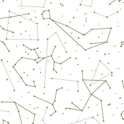 Star Charts in Jungle on White