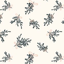 Boughs of Holly in Snow
