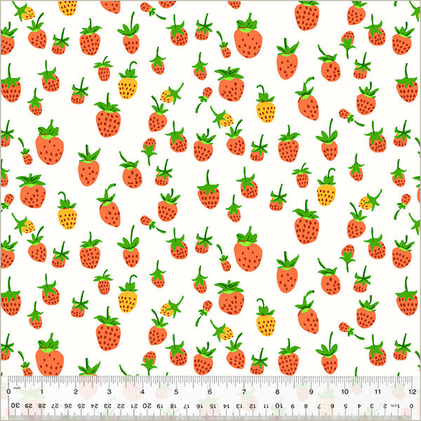 Strawberries in White