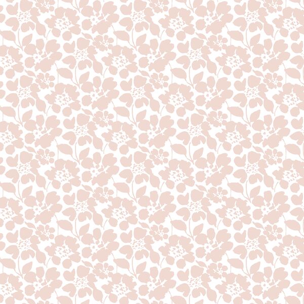 Roundabout Floral in Light Blush