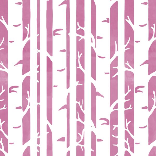 Birches in Wisteria