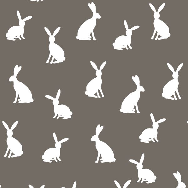 Cottontail Silhouette in Stone