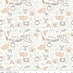 Halloween in Icons Cloud