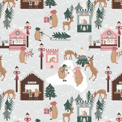 Holiday Village in Peppermint Frost