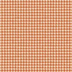 Houndstooth in Rust and Frosted Pink
