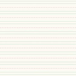 Writing Paper in Cursive