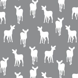 Fawn Silhouette in Smoke