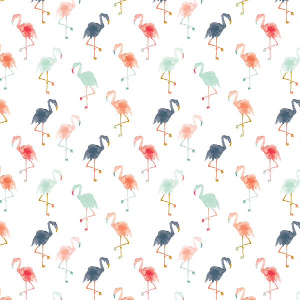 Small Flamingos in Summer