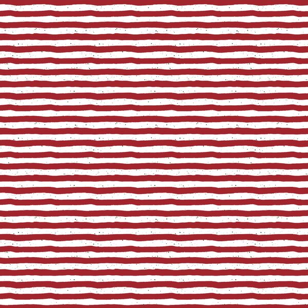 Small Merry Stripe in Berry Red