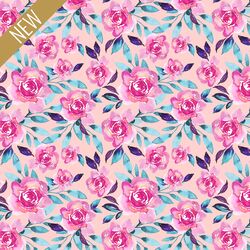 Little Alice Floral in Rose Pink