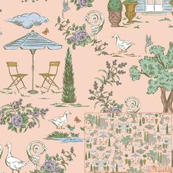 Afternoon in Provence in Pink Sunset