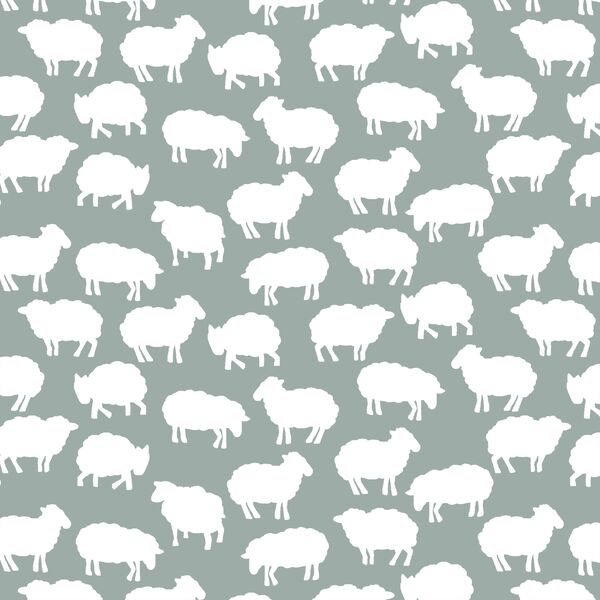 Sheep Silhouette in Eucalyptus