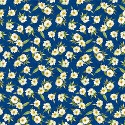 Small Floral in Navy
