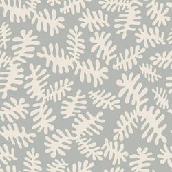 Matisse Floral in Cream on Grey