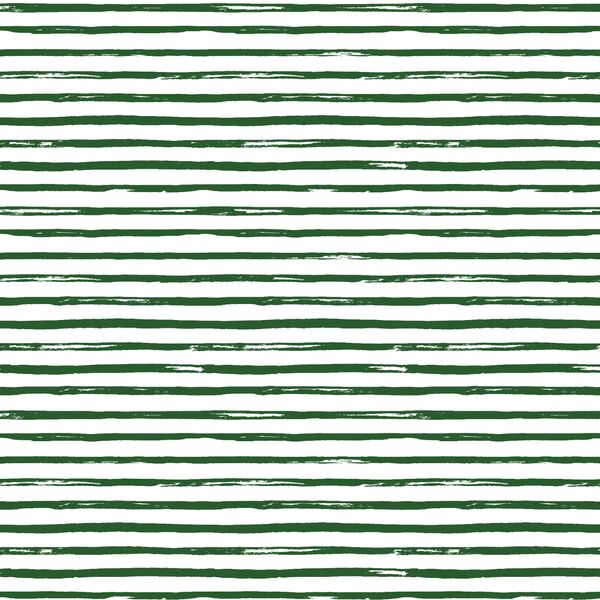 Small Watercolor Stripes in Evergreen