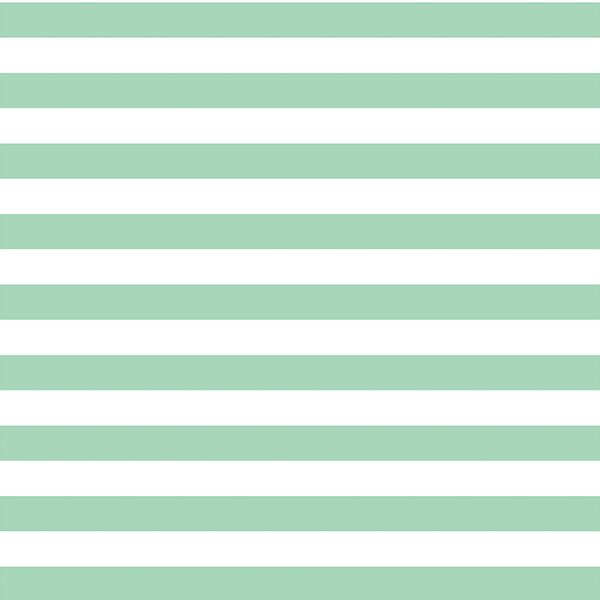 Horizontal Candy Stripe in Seaglass