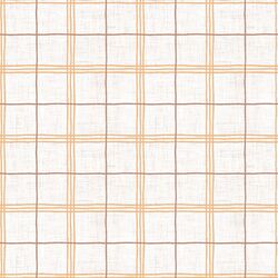 Spring Plaid in Gold on Wheat