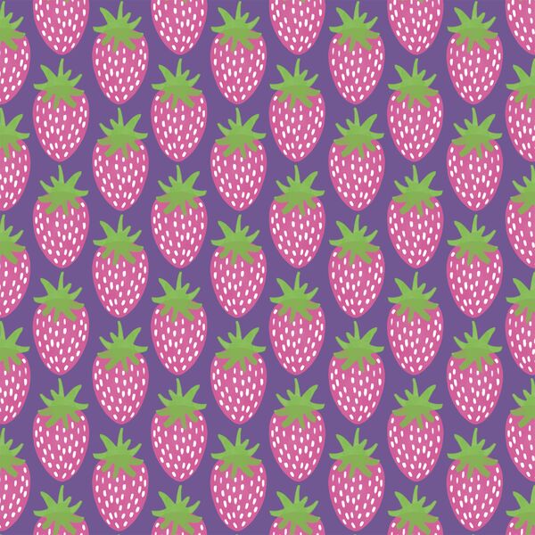 Strawberries in Ultra Violet