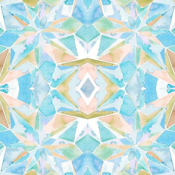 Large Kaleidoscope in Clear Stream