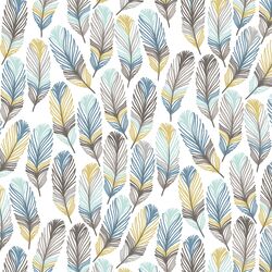 Feathers in Norwegian Wood Thicket
