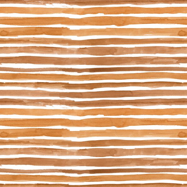 Watercolor Wash Stripe in Warm Gold
