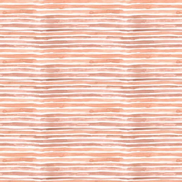 Small Watercolor Wash Stripe in Blush