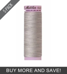 Ash Mist (9105-0331) - Silk Finish Cotton 50wt - 164 Yards (5 Pack)
