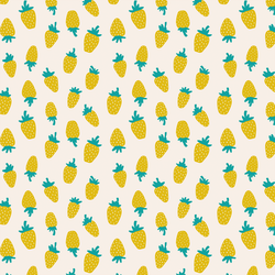 Very Berry Strawberries in Yellow