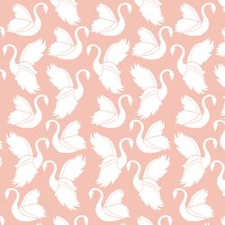 Swan Silhouette in Petal