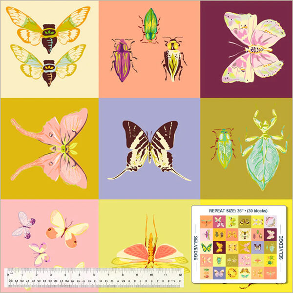 Square Dance Panel in Multi
