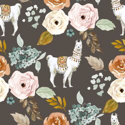Big Garden Llama in Brown