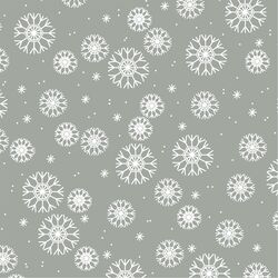 Snowflakes in Sage