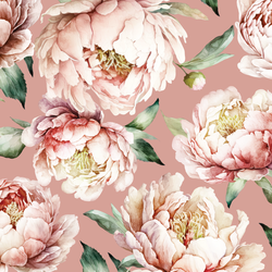Large Peony Lane in Vintage Pink