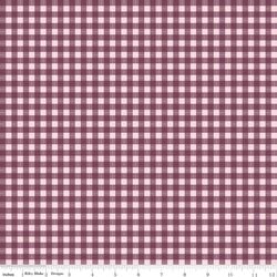 Plaid in Burgundy