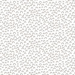 Doodle in Taupe on White