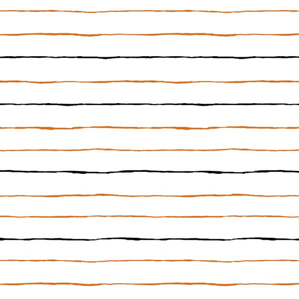 Sketched Stripe in Pumpkin