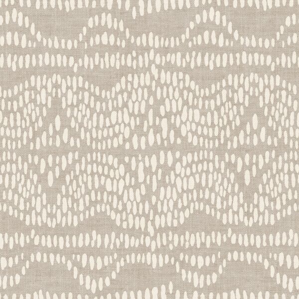 Large Dripping Dots in Dove Grey