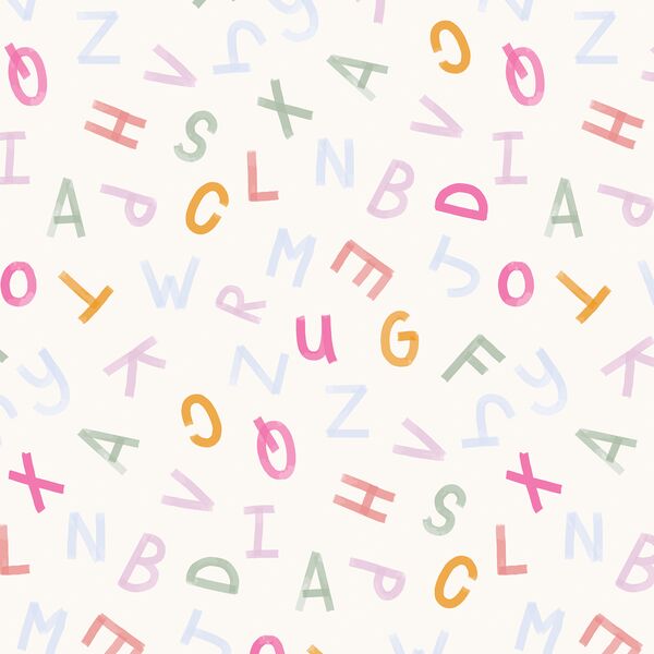 Large Alphabet in Garden