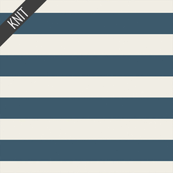 Striped Bold Knit in Mediterraneo
