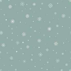 Snowflakes in Mint