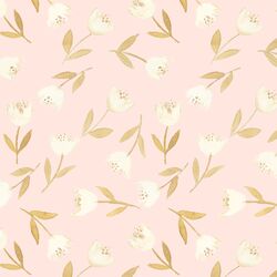 Spring Flowers in Blush Pink